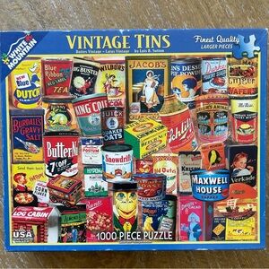 White Mountain “Vintage Tins” 1000-Piece Puzzle